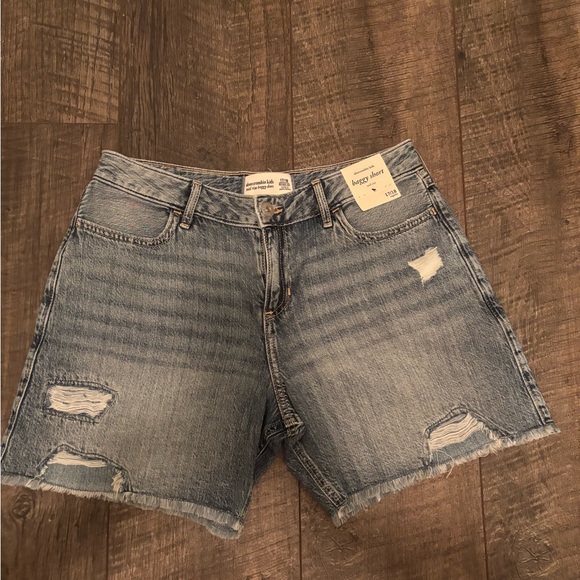 Abercrombie Kids Blue Jean Shorts - Picture 1 of 4